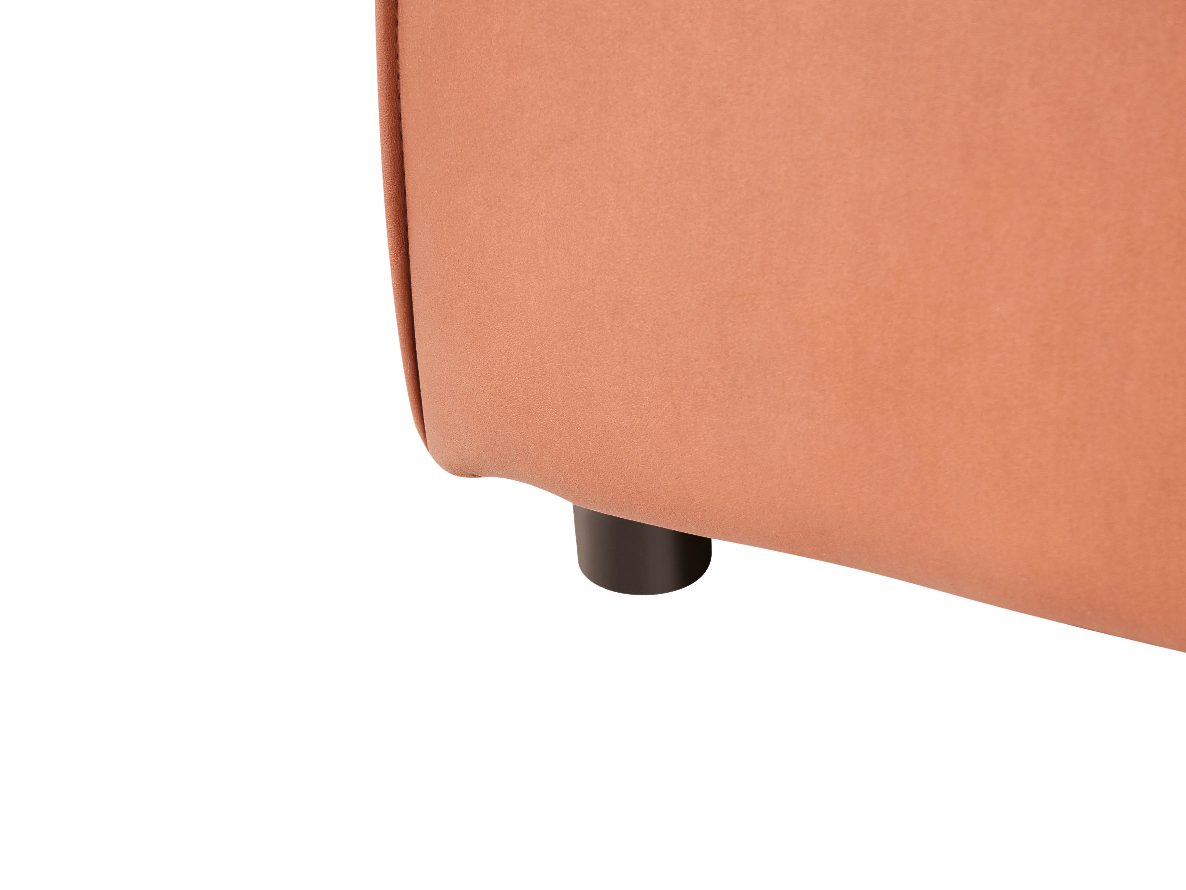  Ottoman BRANDE Faux Leather Golden Brown