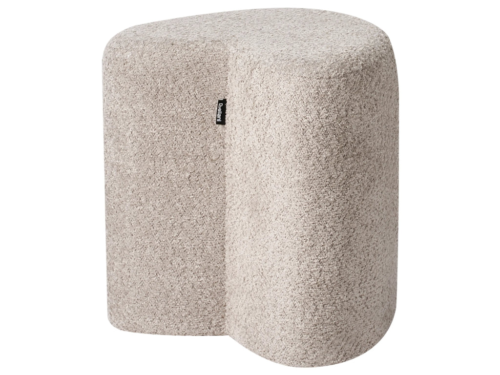  Pouffe SCOTIA Chenille Light Brown