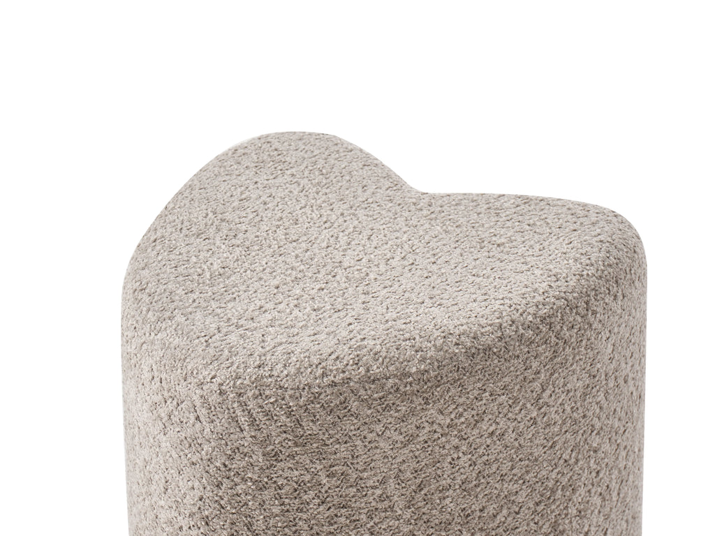  Pouffe SCOTIA Chenille Light Brown