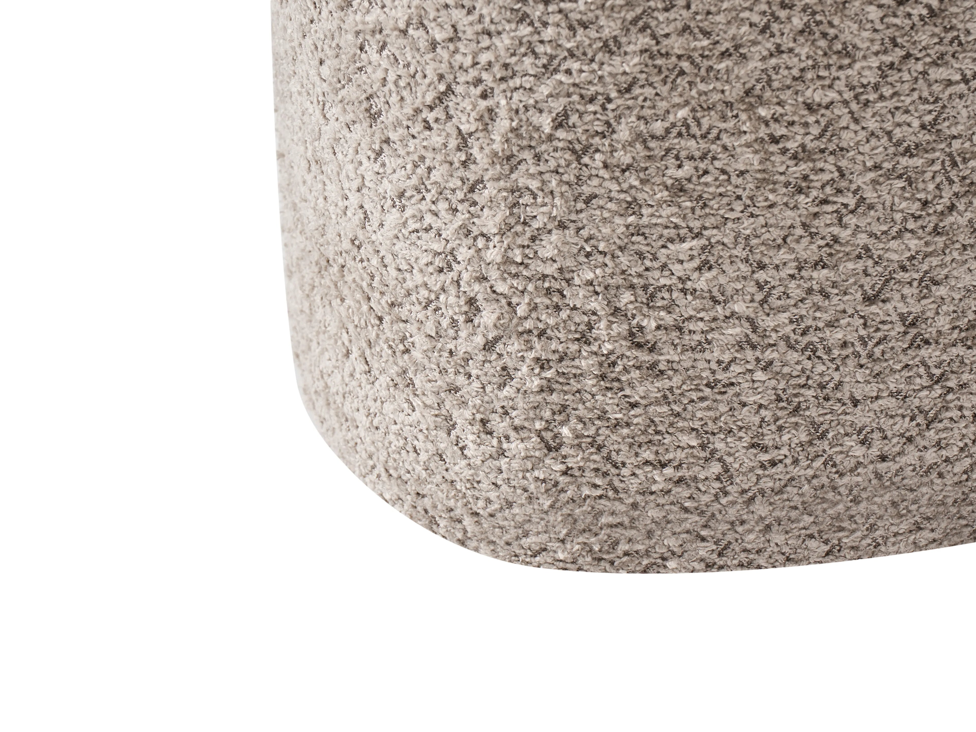  Pouffe SCOTIA Chenille Light Brown