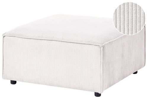  Ottoman ARDAL Corduroy Off-White