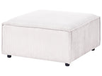  Ottoman ARDAL Corduroy Off-White