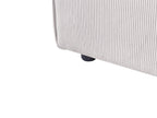  Ottoman ARDAL Corduroy Off-White