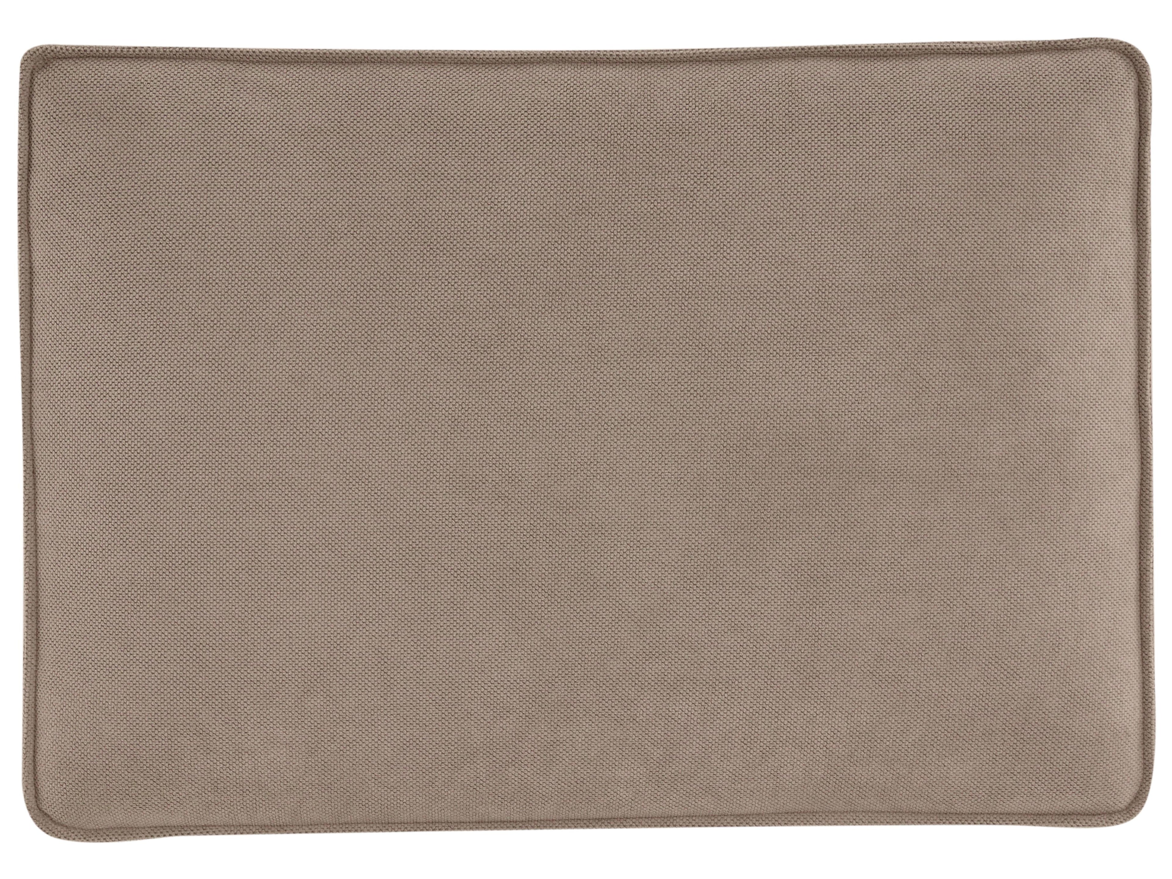  Ottoman KOLDING Fabric Taupe