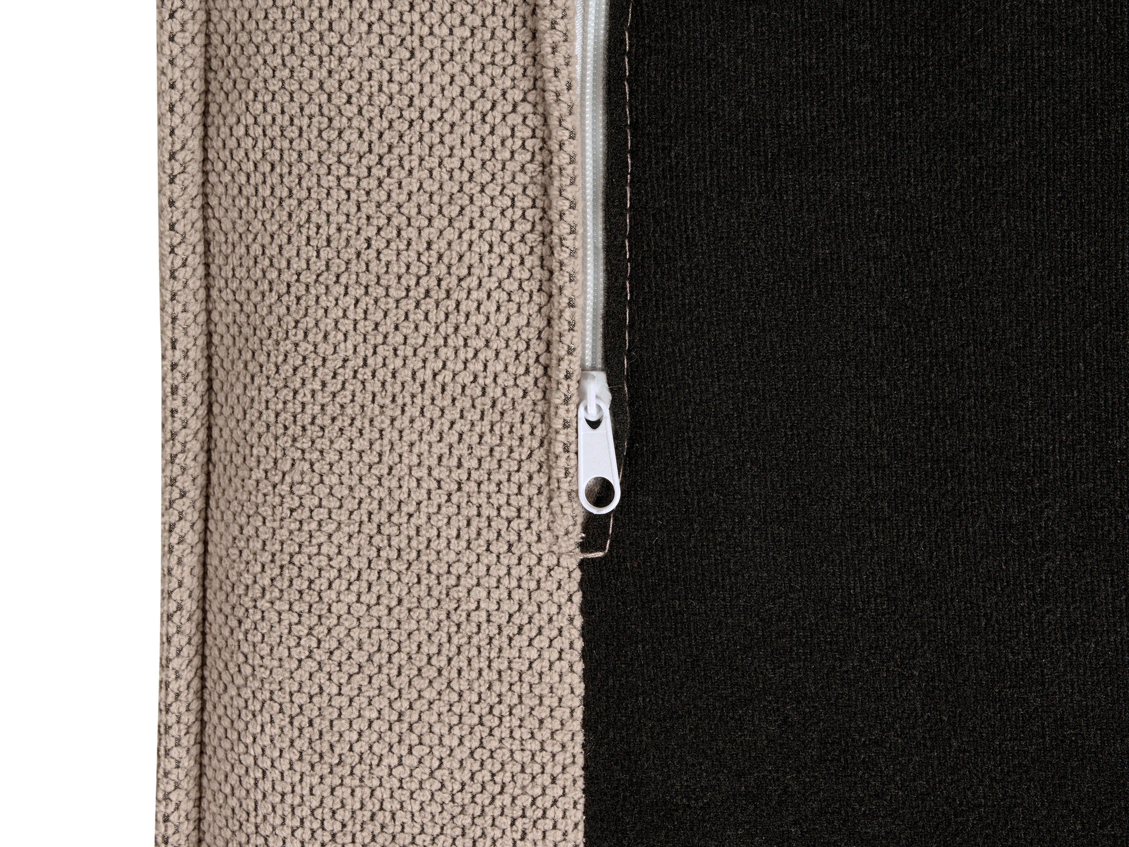  Ottoman KOLDING Fabric Taupe