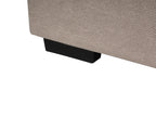  Ottoman KOLDING Fabric Taupe