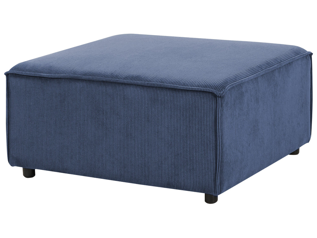  Ottoman ARDAL Corduroy Dark Blue