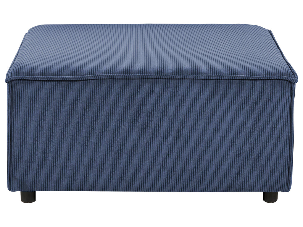  Ottoman ARDAL Corduroy Dark Blue