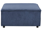  Ottoman ARDAL Corduroy Dark Blue