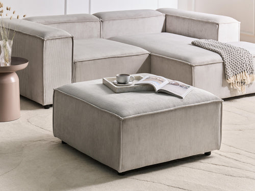  Ottoman ARDAL Corduroy Taupe