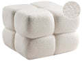  Pouffe CALIENTE Boucle Off-White