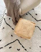  Pouffe KIRAMA Jute Beige