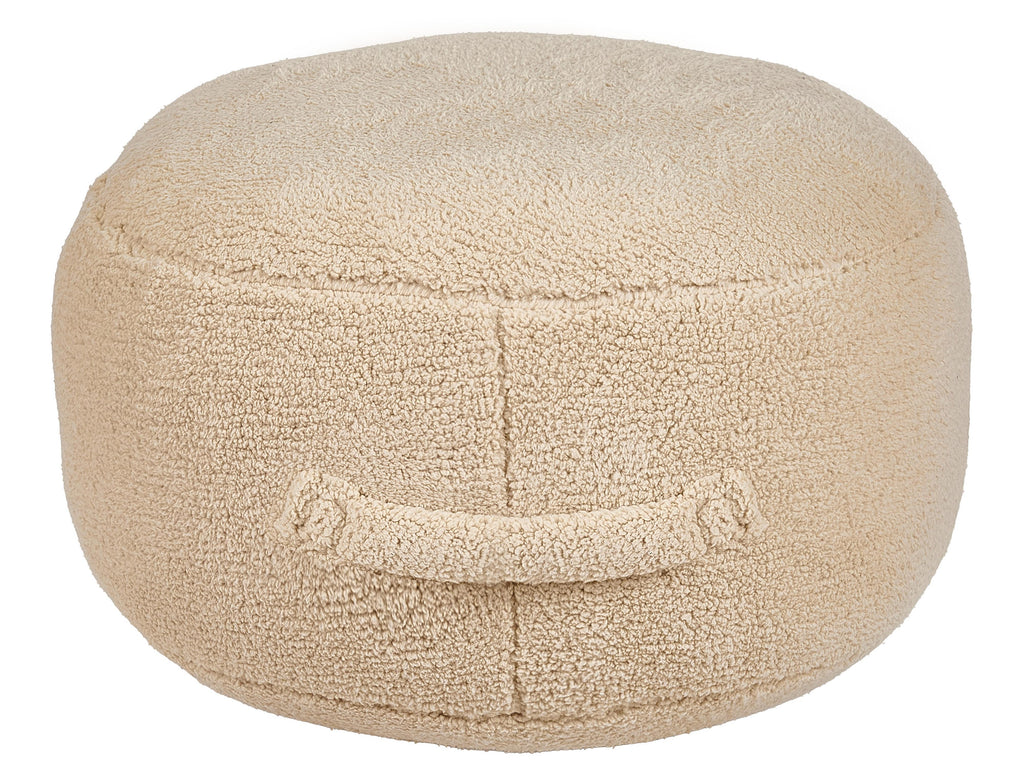  Pouffe ADLANA Boucle Beige