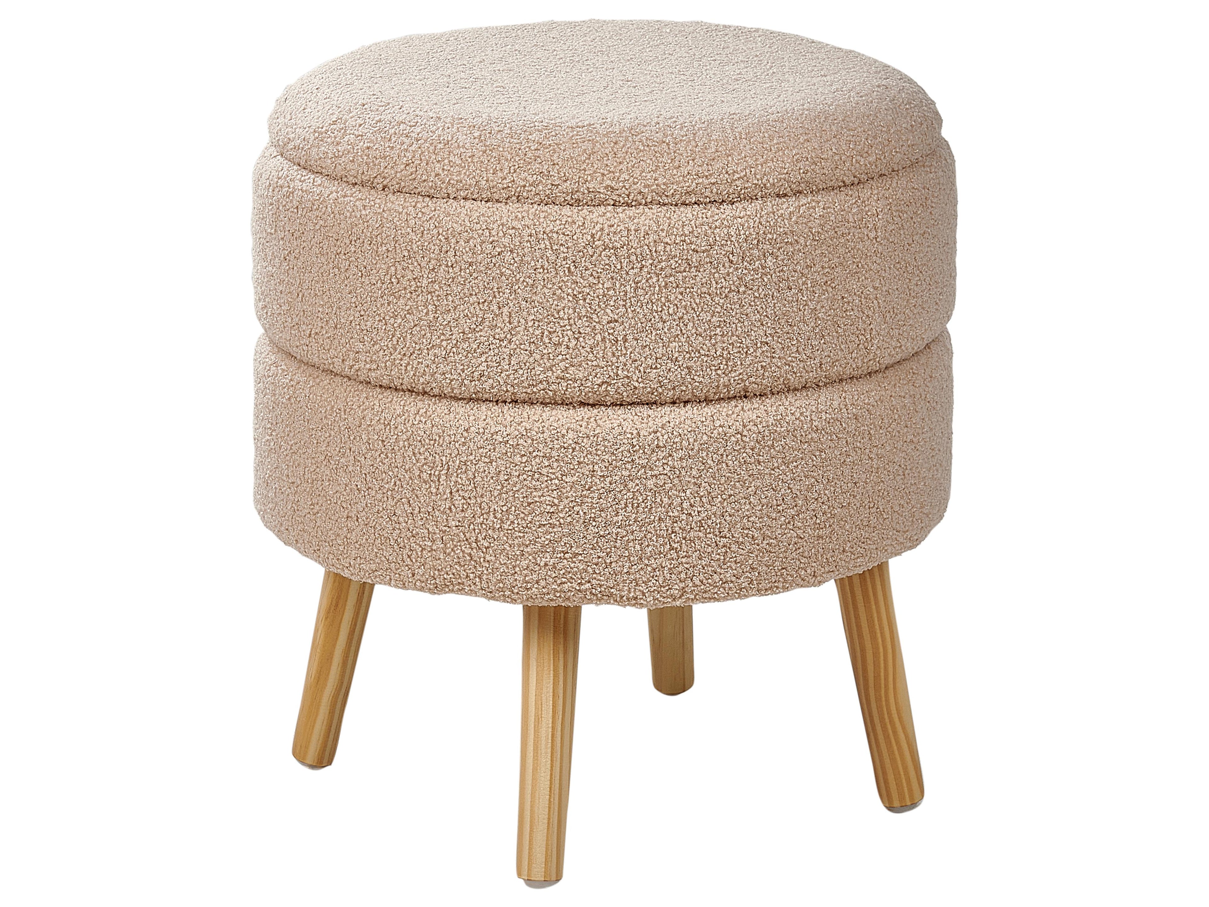  Storage Stool OKATON Boucle Beige