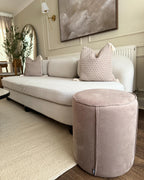  Pouffe SEDONA Velvet Taupe