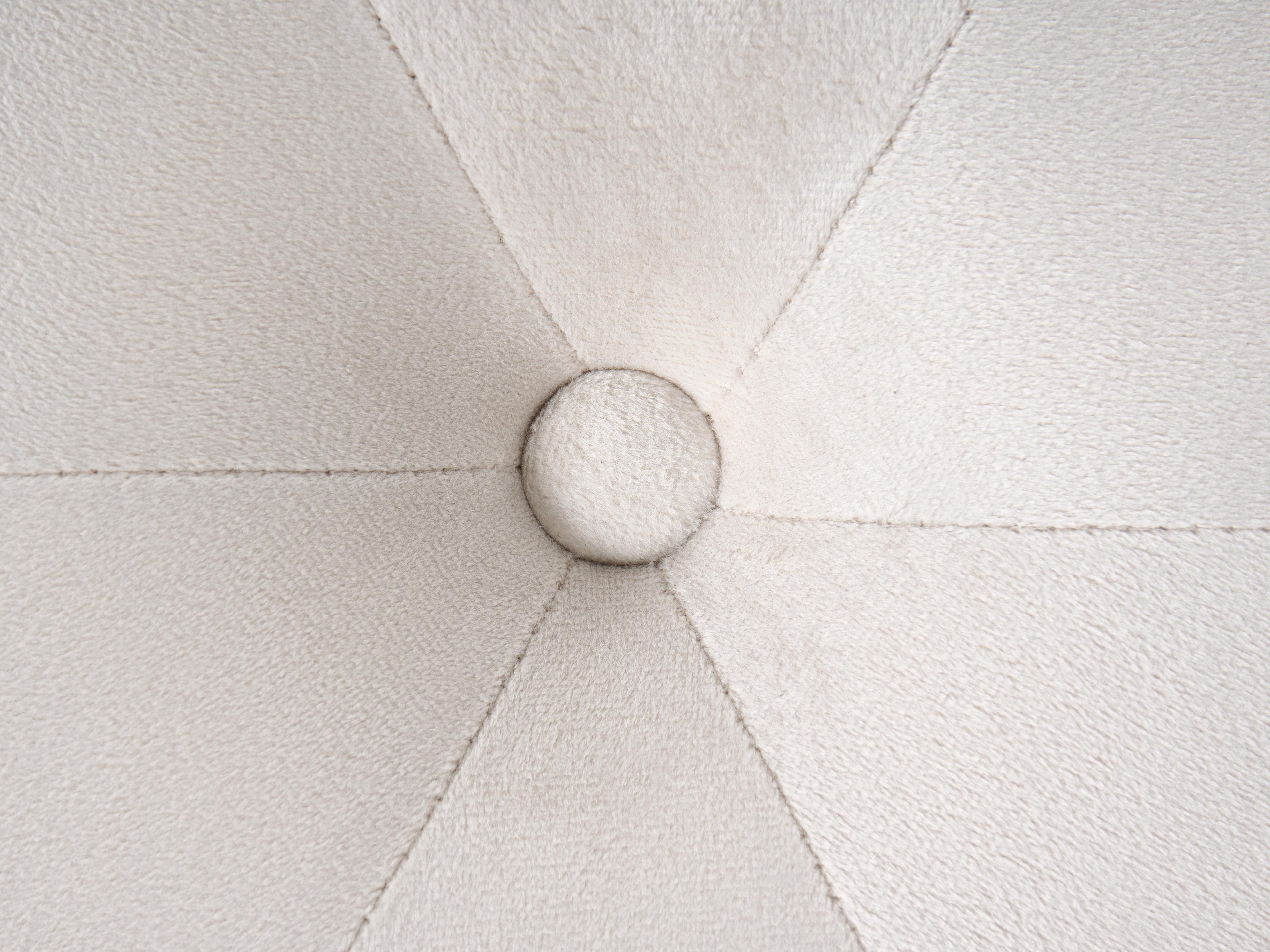  Pouffe COROLLA Velvet Off-White