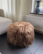  Pouffe TUKKI Faux Fur Brown