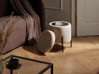  Storage Pouffe WENONA Velvet Light Beige