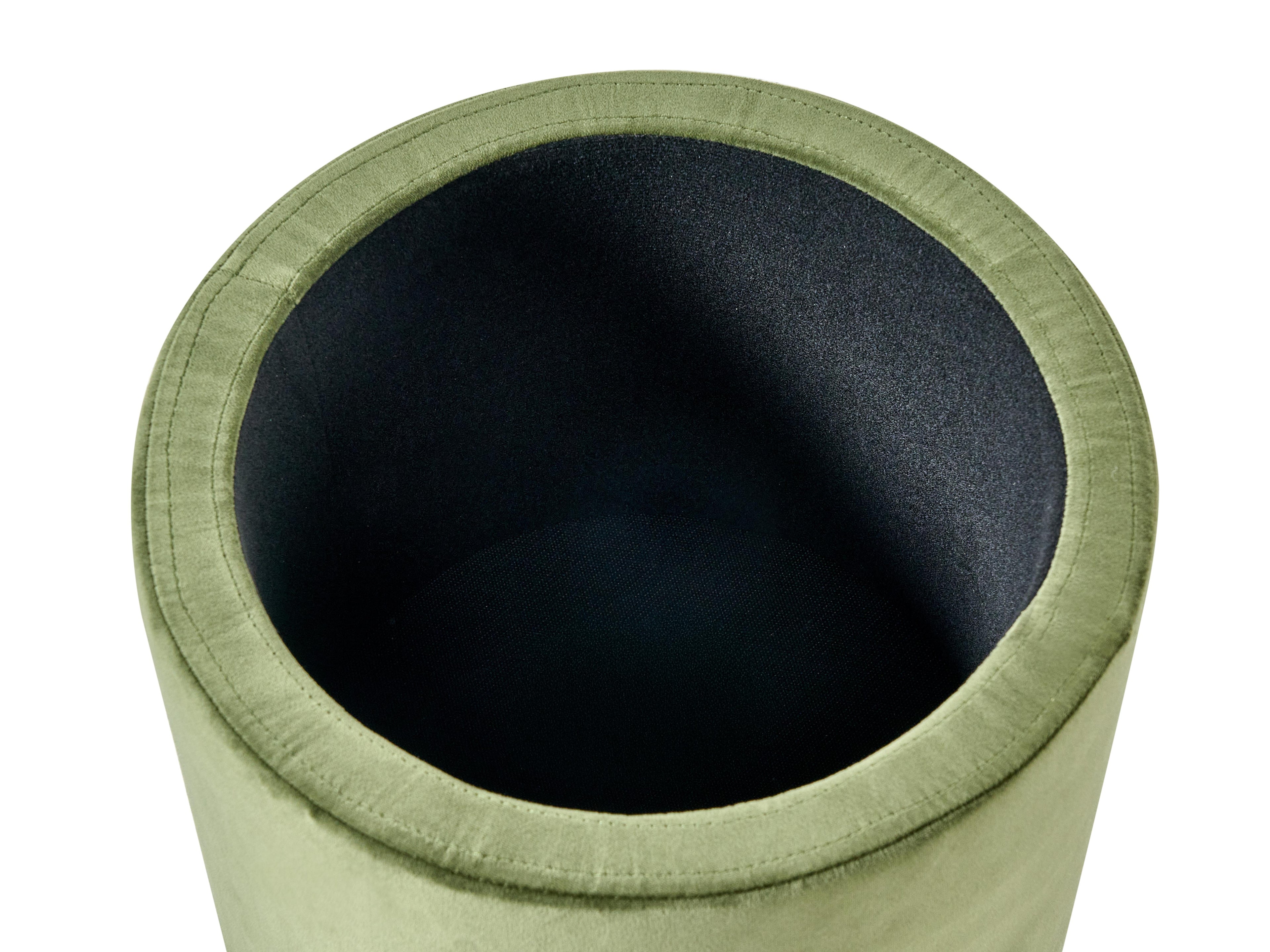  Storage Pouffe WENONA Velvet Dark Green