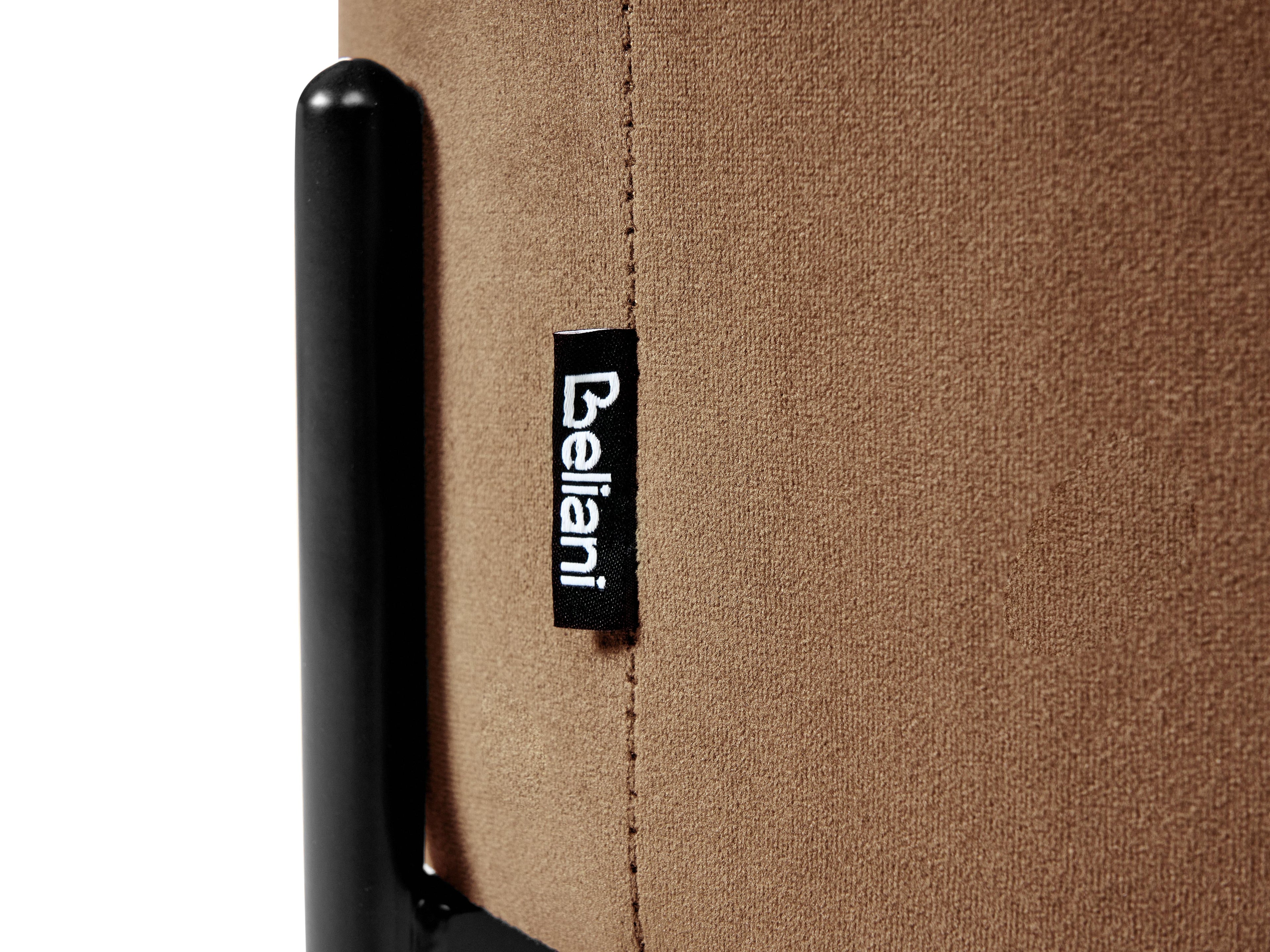  Storage Pouffe WENONA Velvet Dark Brown