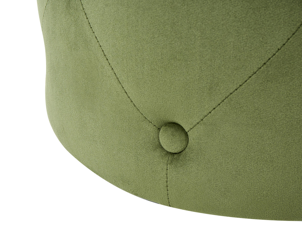  Pouffe COROLLA Velvet Olive Green