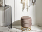  Storage Pouffe ELGIN Velvet Taupe