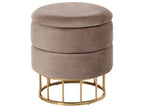  Storage Pouffe ELGIN Velvet Taupe