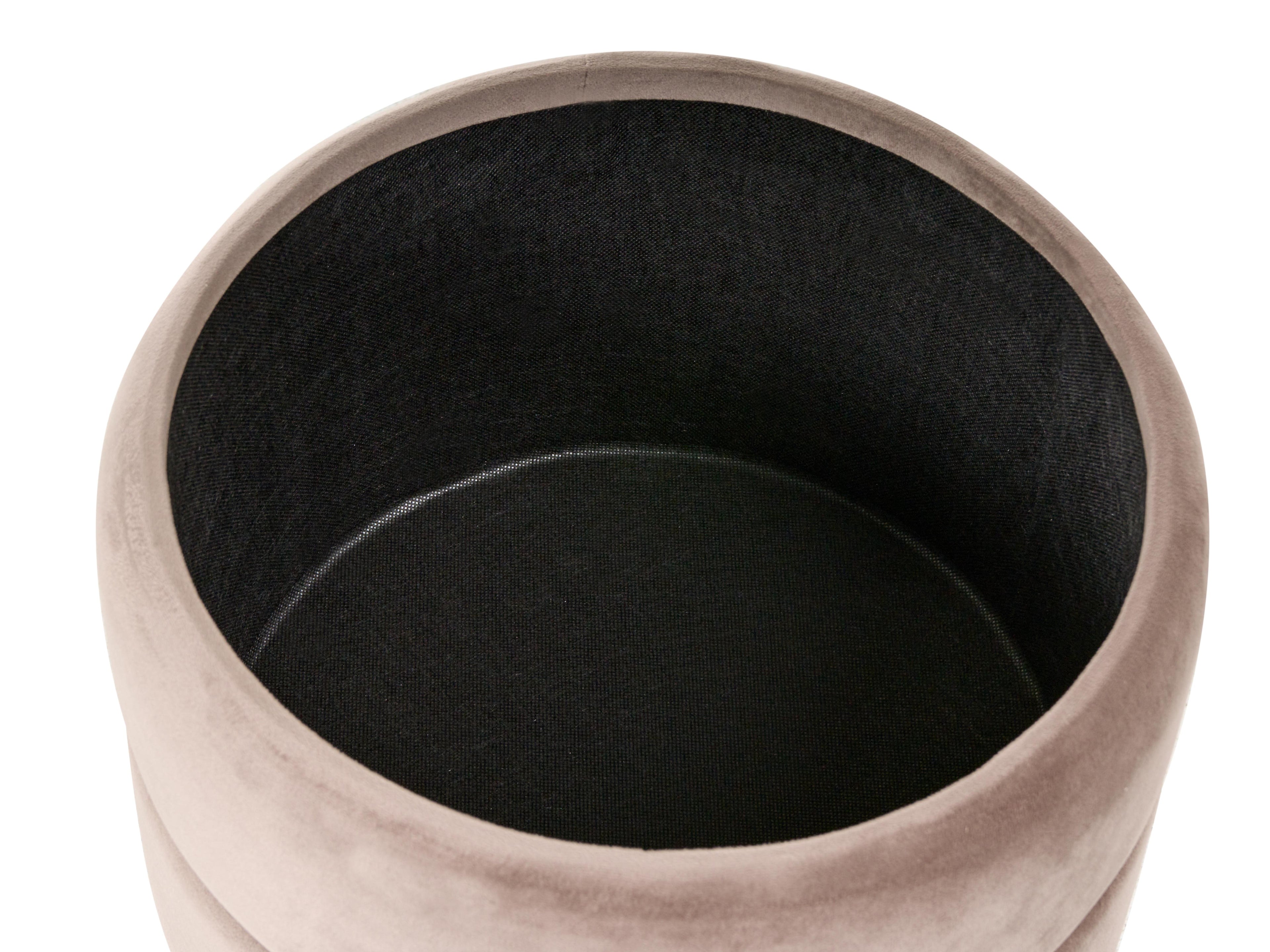  Storage Pouffe ELGIN Velvet Taupe