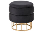  Storage Pouffe ELGIN Velvet Black