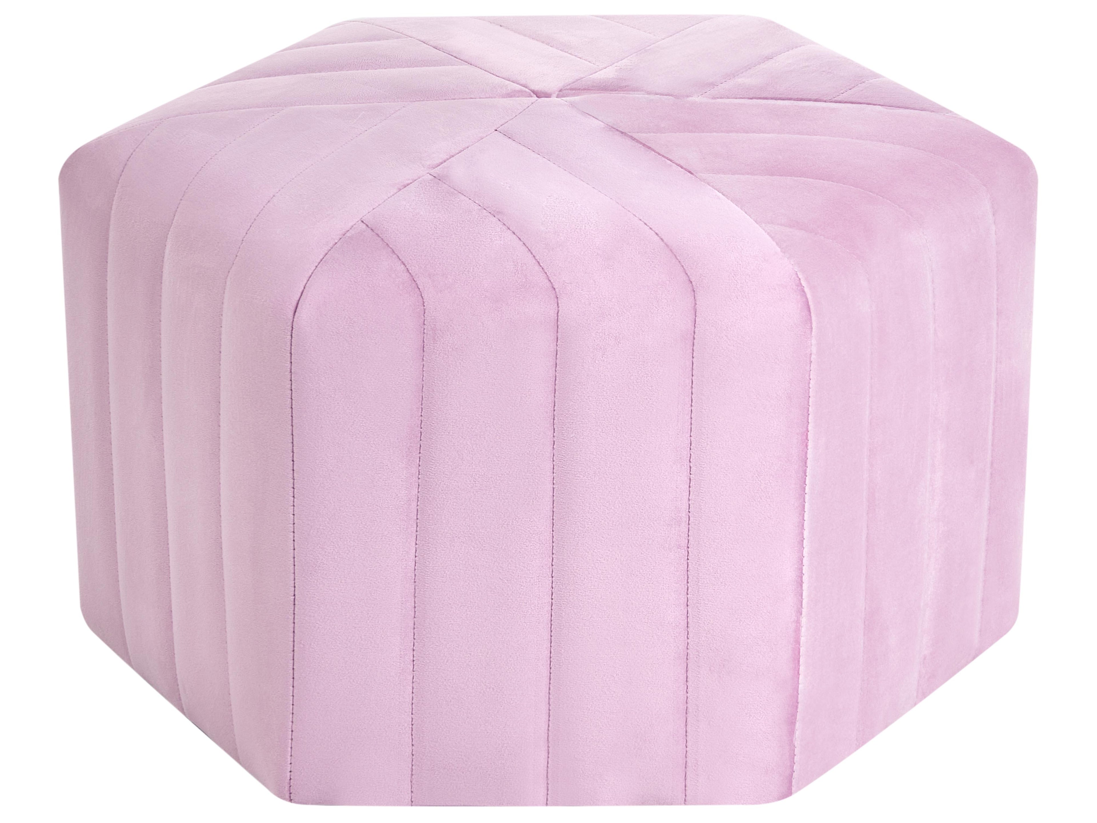  Pouffe MURIETTA Velvet Light Violet