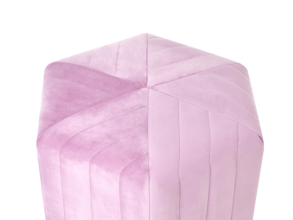  Pouffe MURIETTA Velvet Light Violet