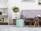  Storage Pouffe TUNICA Cotton Mint Green