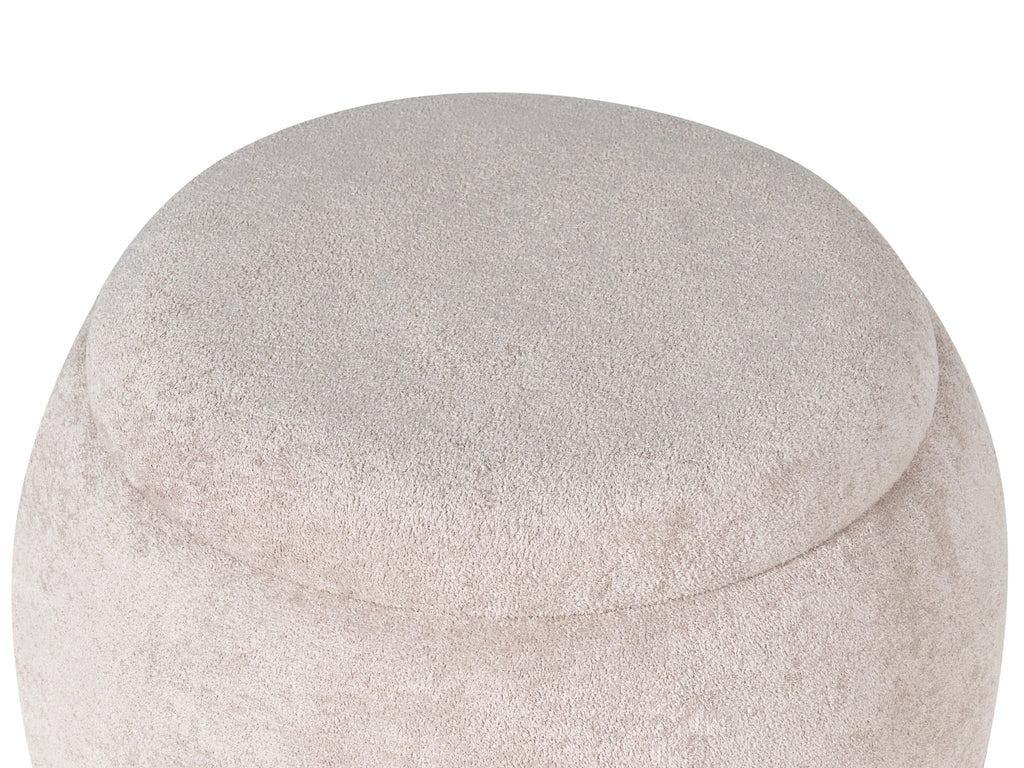 Storage Pouffe ANNABELLA Boucle Light Beige