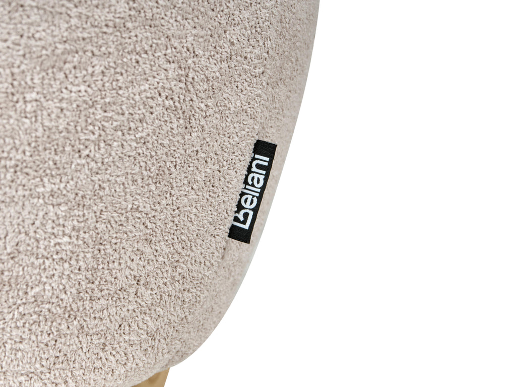  Storage Pouffe ANNABELLA Boucle Light Beige