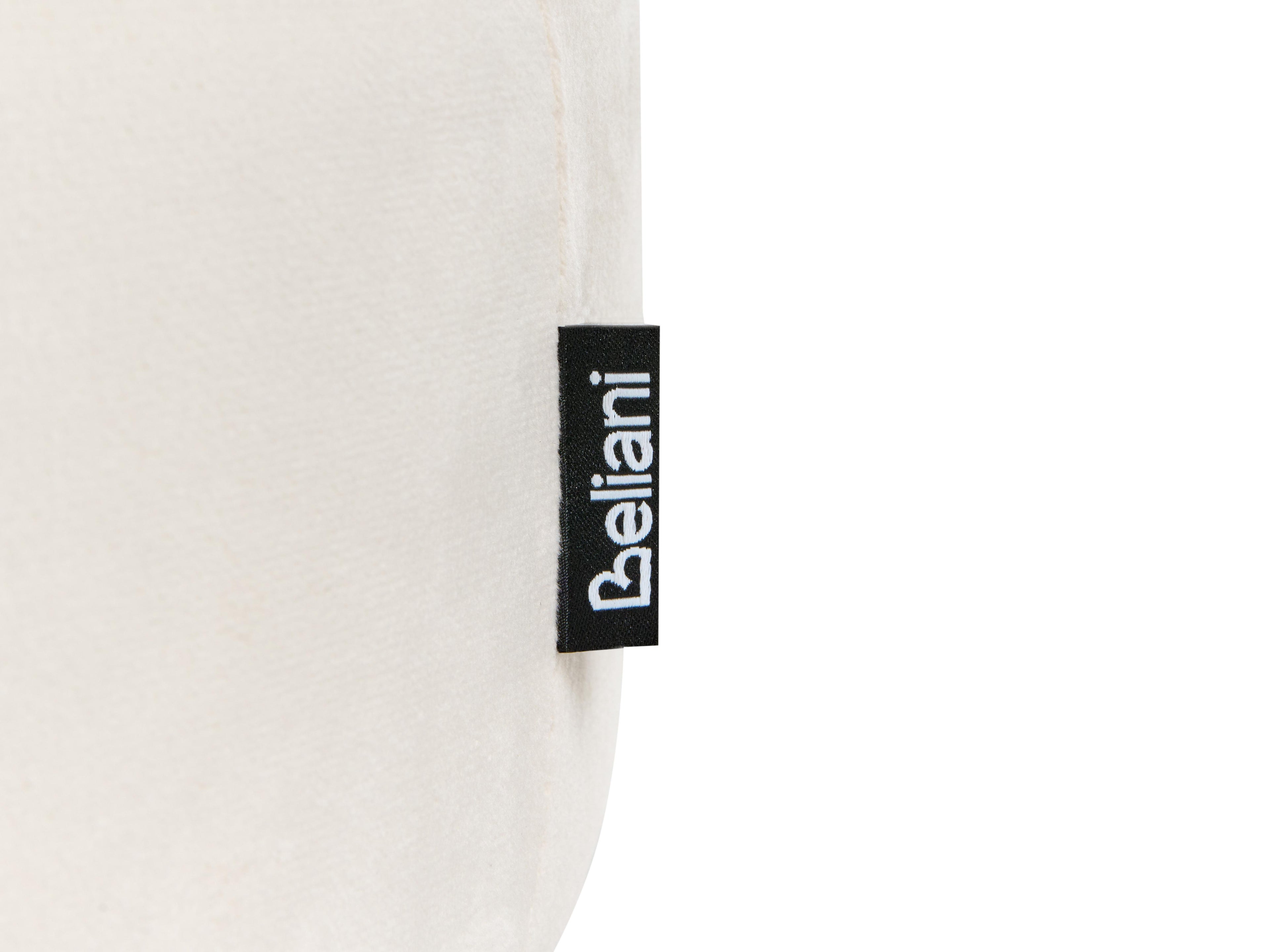 Footstool DELCO Velvet Off-White