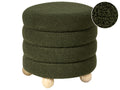  Pouffe CHILLY Boucle Green