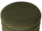  Pouffe CHILLY Boucle Green