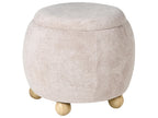  Storage Pouffe ANNABELLA Boucle Light Beige