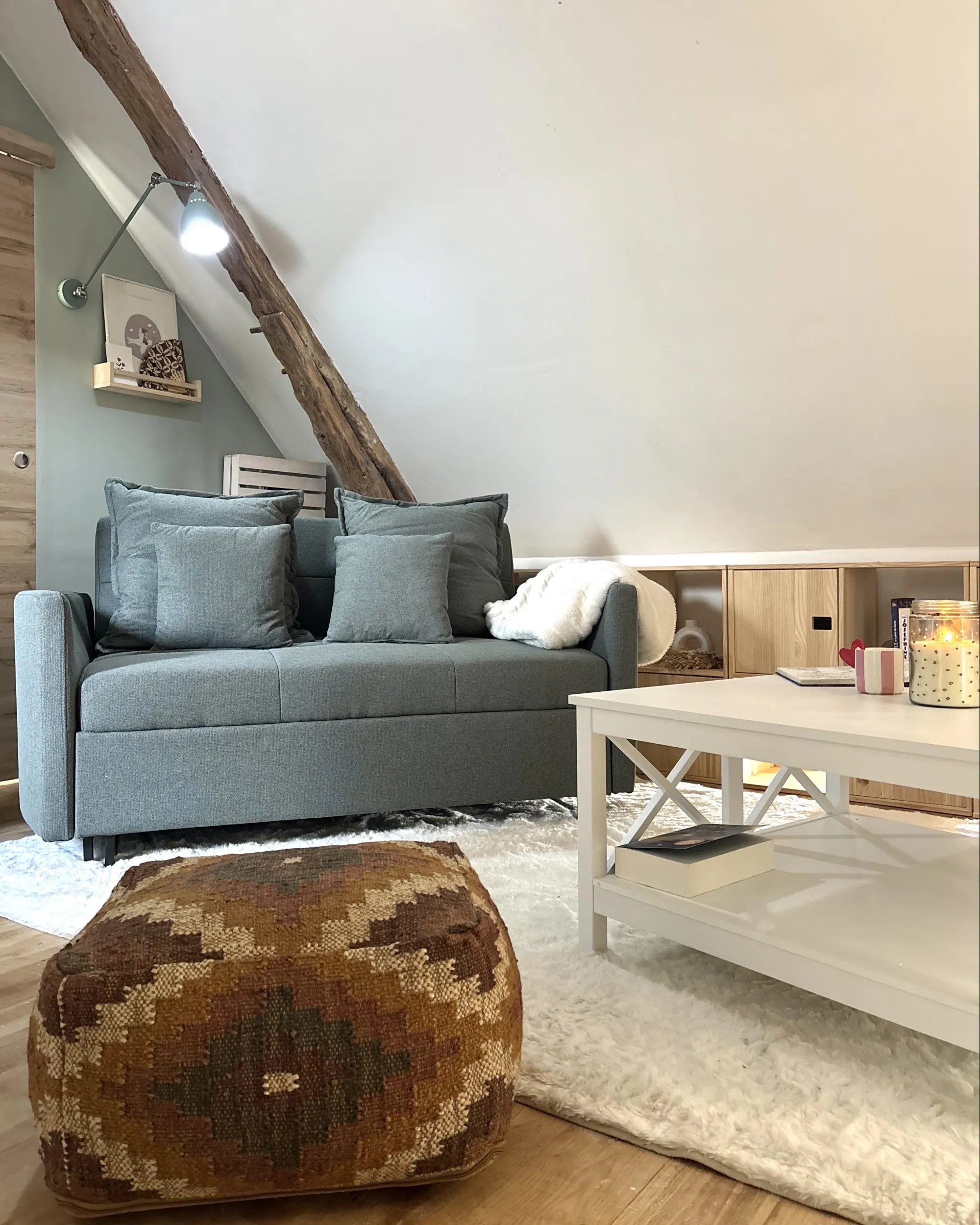  Pouffe MAGURI Jute Multicolour