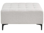  Ottoman ABERDEEN Fabric Light Grey