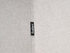  Ottoman ABERDEEN Fabric Light Grey
