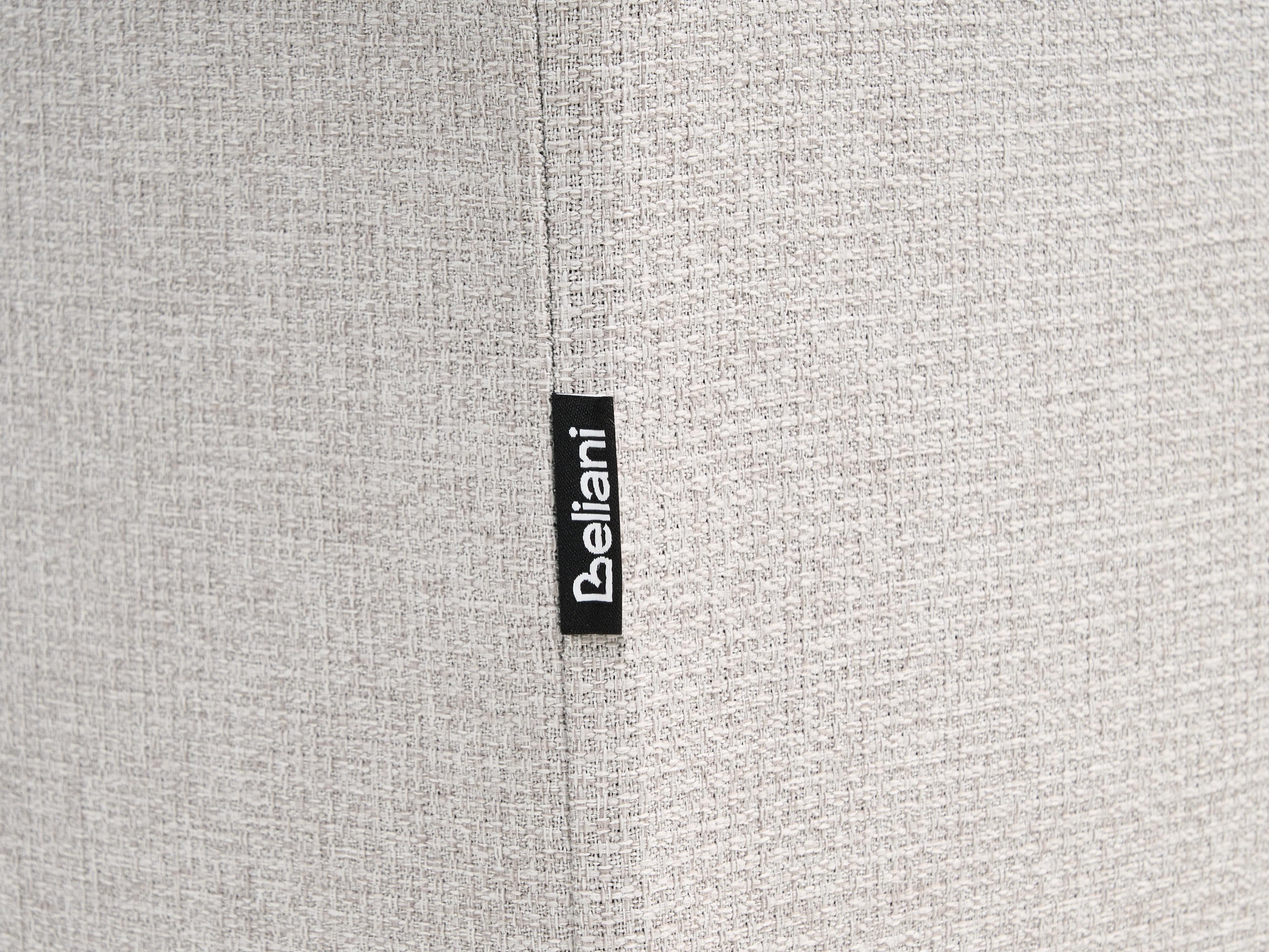  Ottoman ABERDEEN Fabric Light Grey