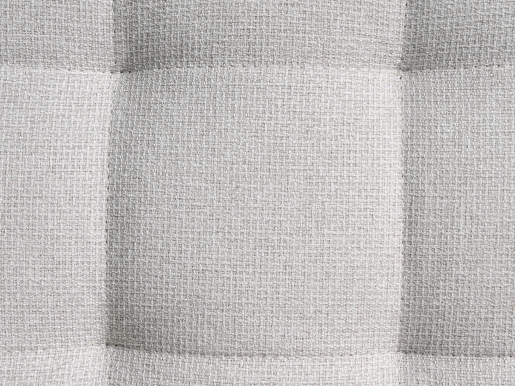 Ottoman ABERDEEN Fabric Light Grey