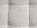  Ottoman ABERDEEN Fabric Light Grey