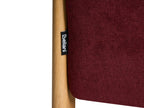  Storage Pouffe EDLAND Fabric Burgundy