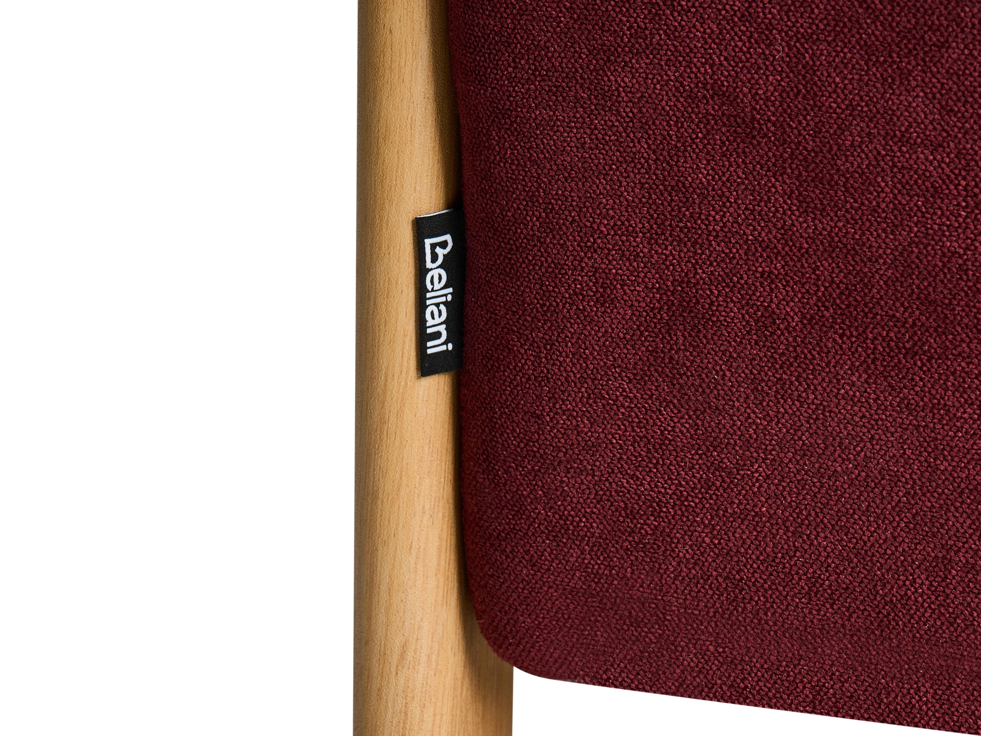  Storage Pouffe EDLAND Fabric Burgundy