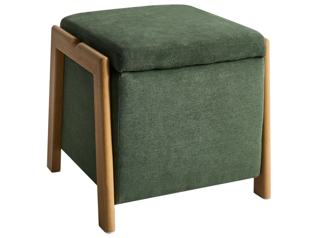  Storage Pouffe EDLAND Fabric Green
