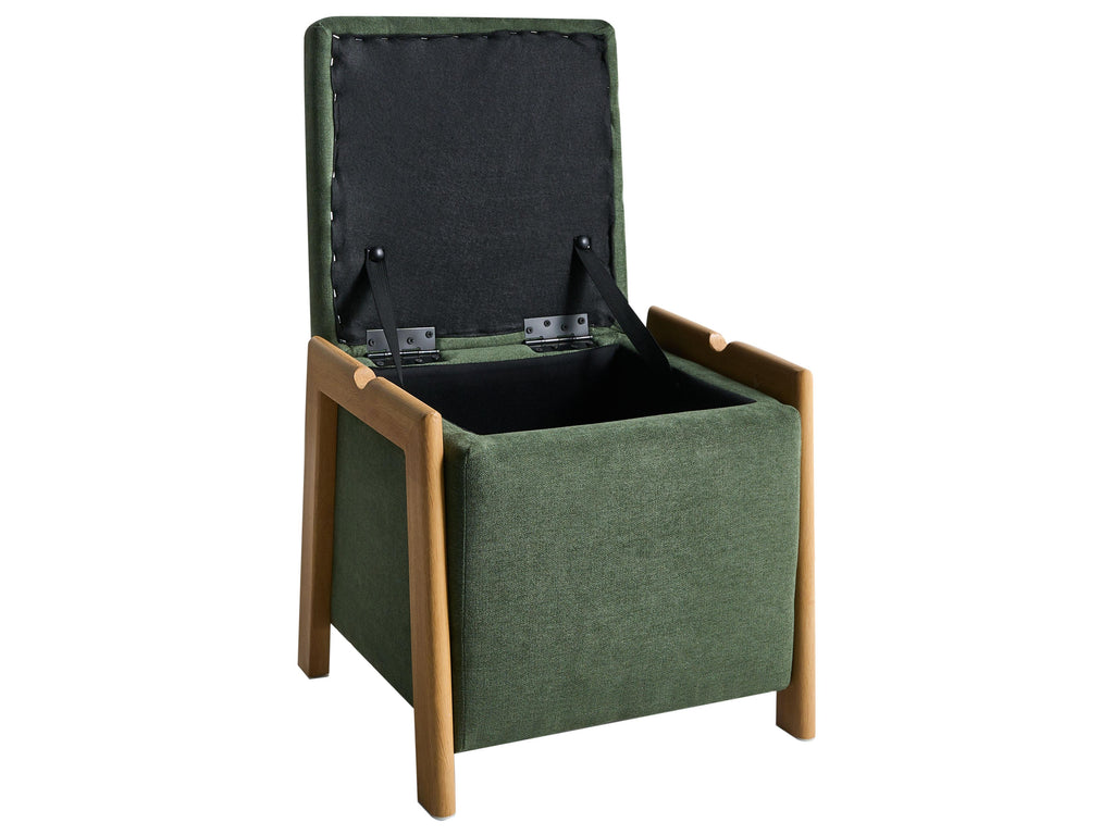  Storage Pouffe EDLAND Fabric Green