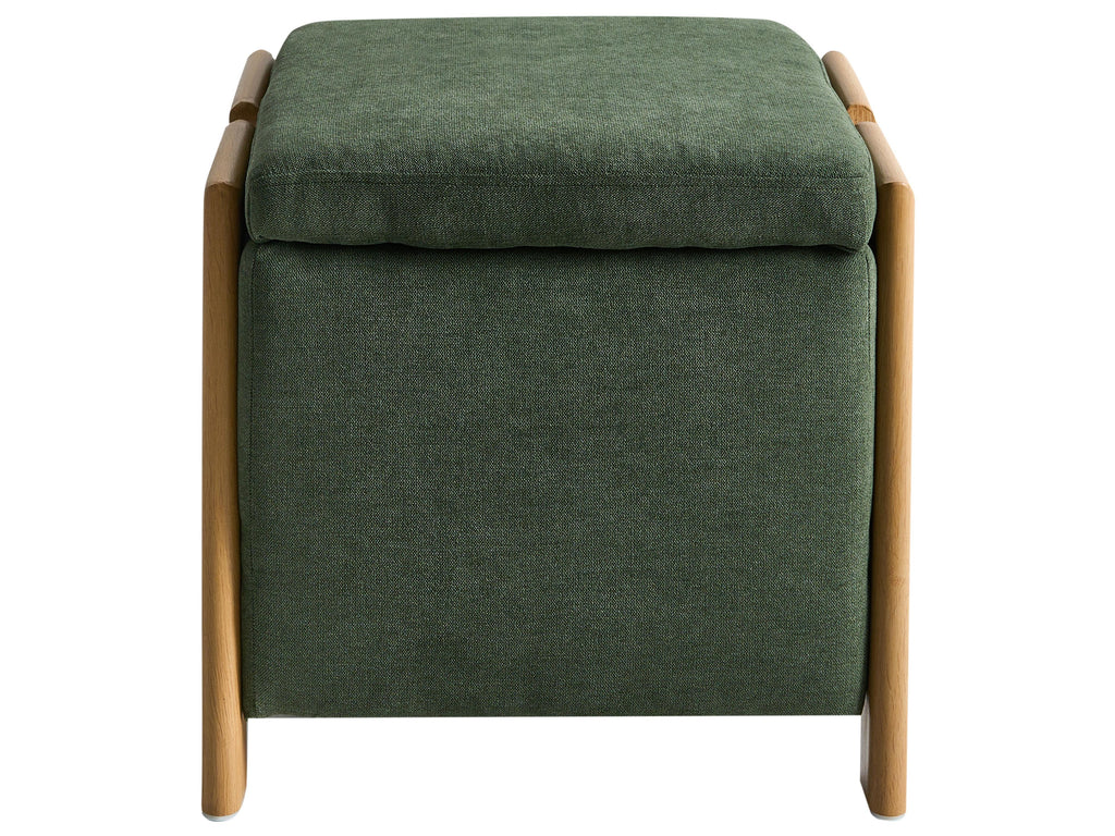  Storage Pouffe EDLAND Fabric Green
