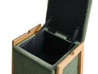  Storage Pouffe EDLAND Fabric Green